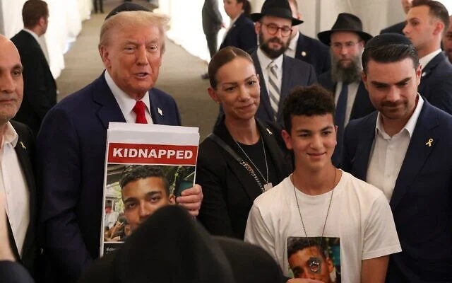 Trump family of Israeli captive Edan Alexander